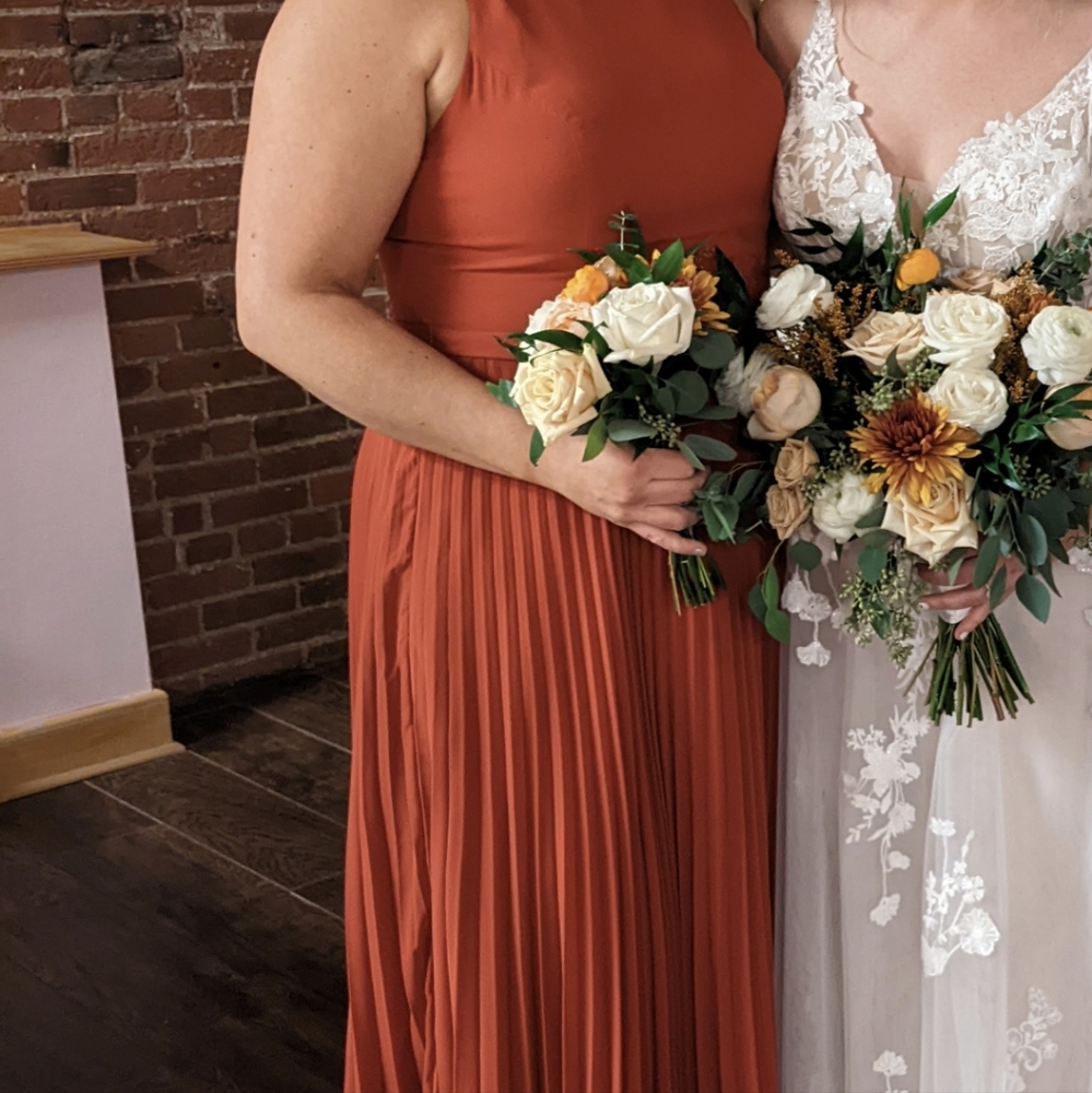 Azazie Lindie Bridesmaid Dress in Rust